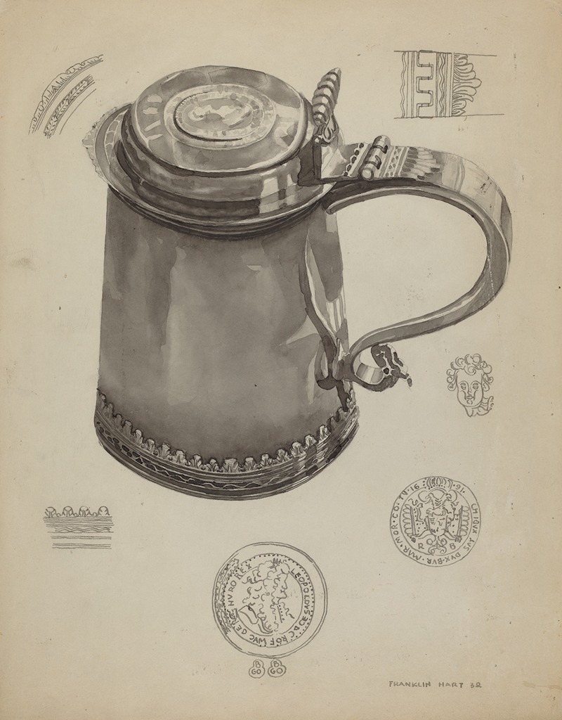 Franklin Hart - Pewter Tankard