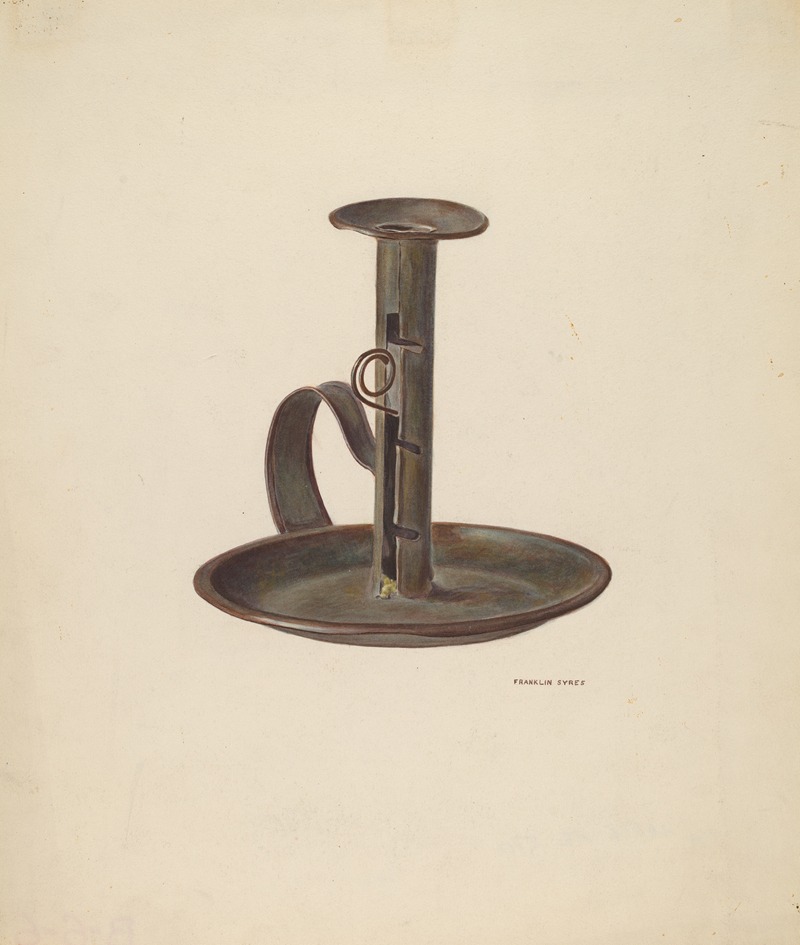 Franklyn Syres - Candlestick and Holder