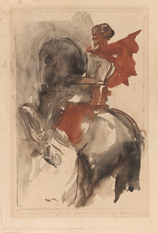 Willem van Konijnenburg - Ridder te paard