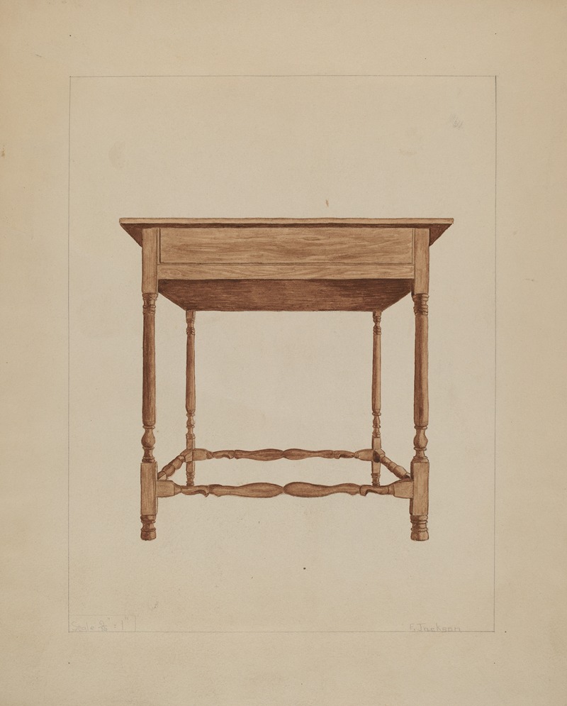 Frederick Jackson - Table