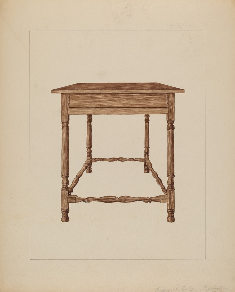 Frederick Jackson - Table