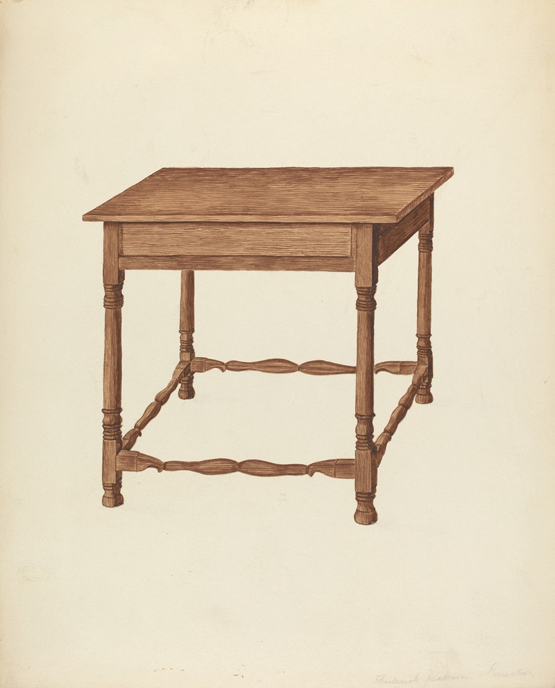 Frederick Jackson - Table