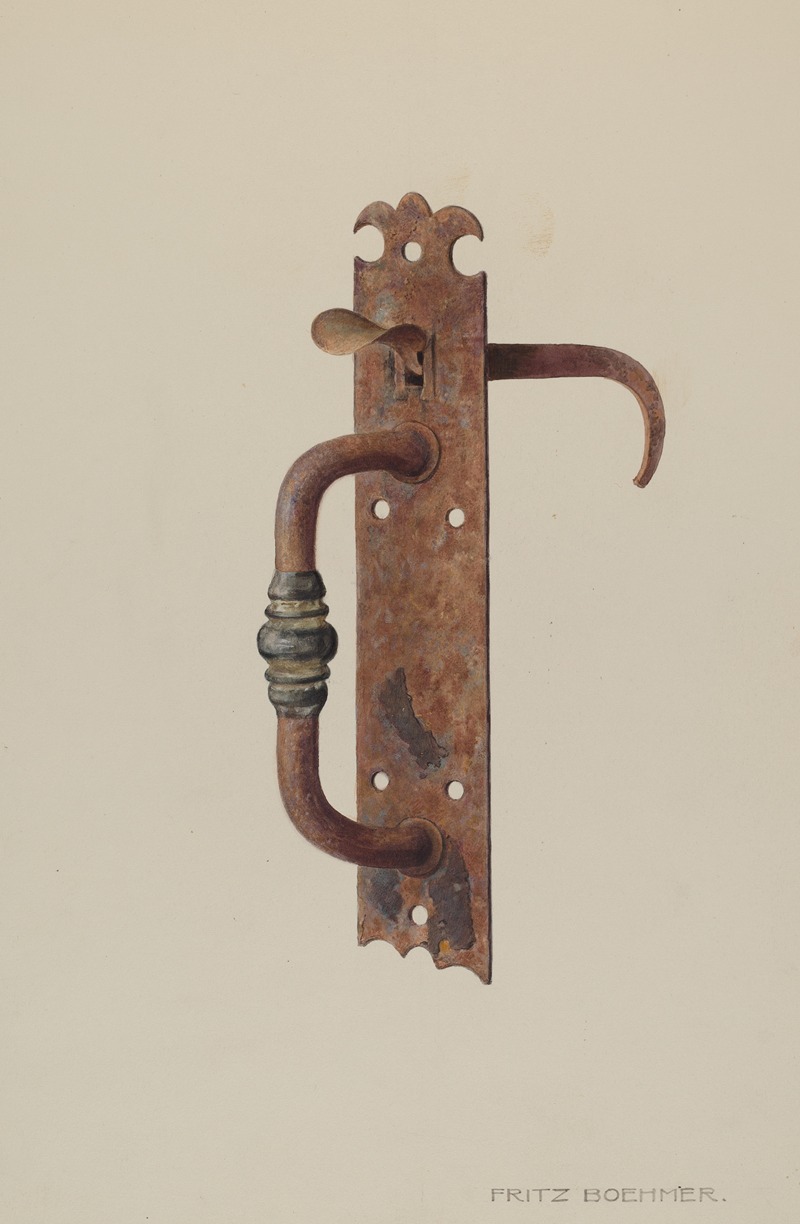 Fritz Boehmer - Door Latch