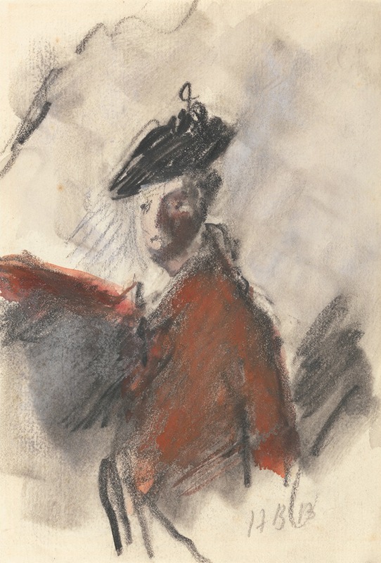 Hercules Brabazon Brabazon - Study after Joshua Reynolds’s Portrait of Cornet Nehemiah Winter, 11th Dragoons