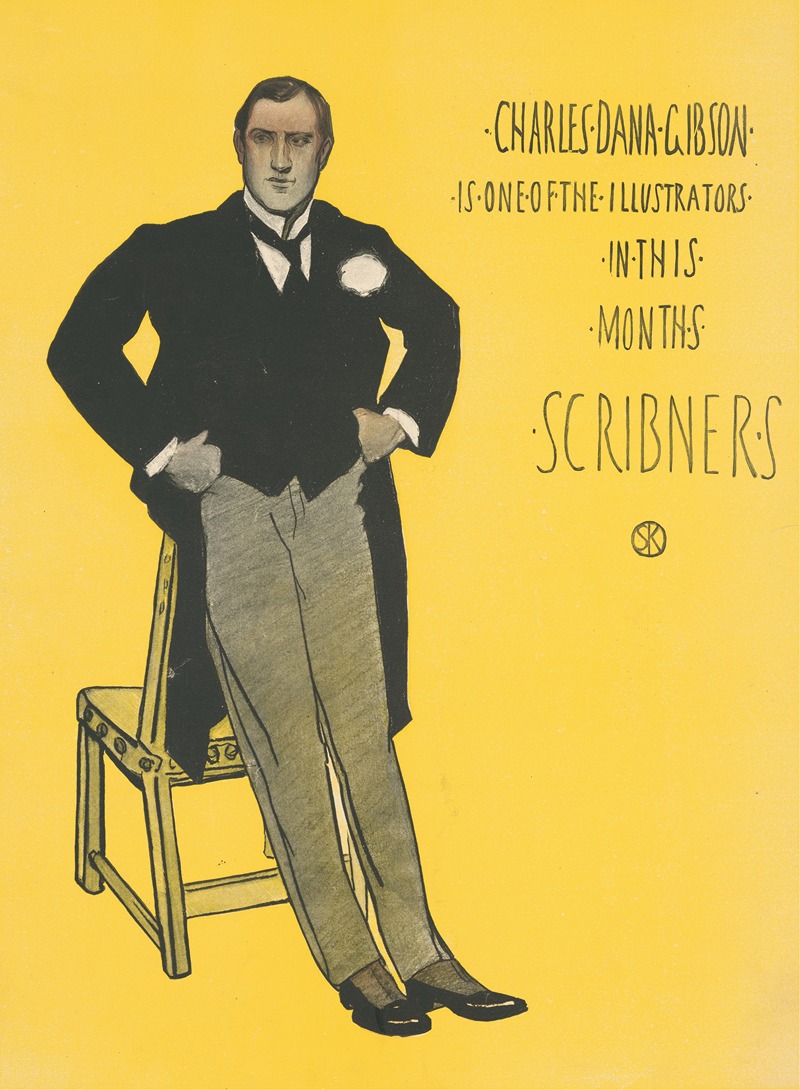William Sergeant Kendall - Charles Dana Gibson is one of the illustrators in this month’s Scribners