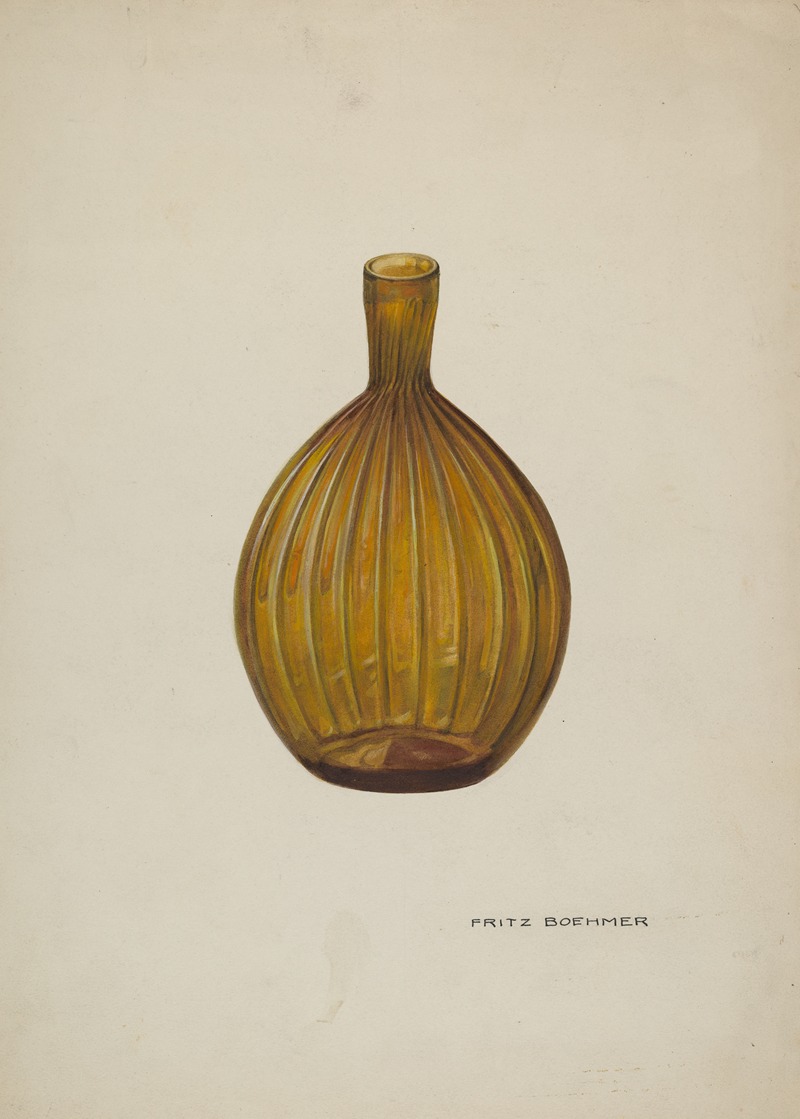 Fritz Boehmer - Whiskey Flask