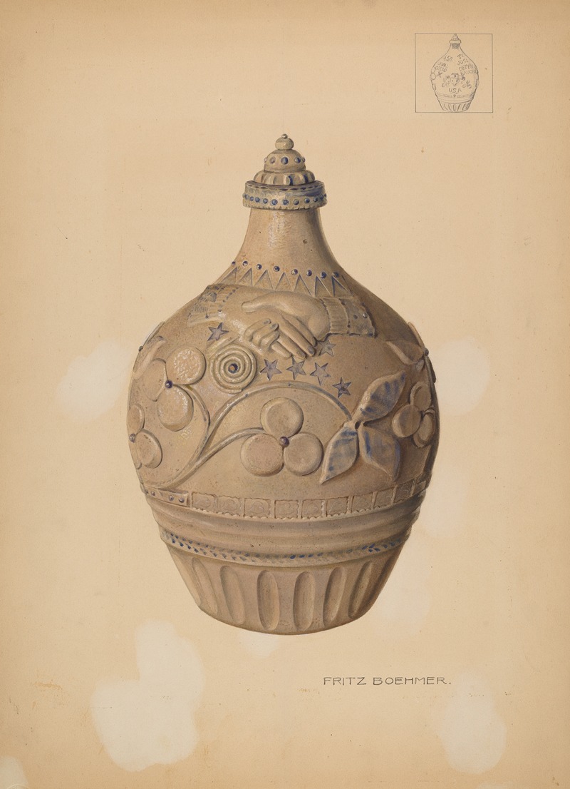 Fritz Boehmer - Wine jug