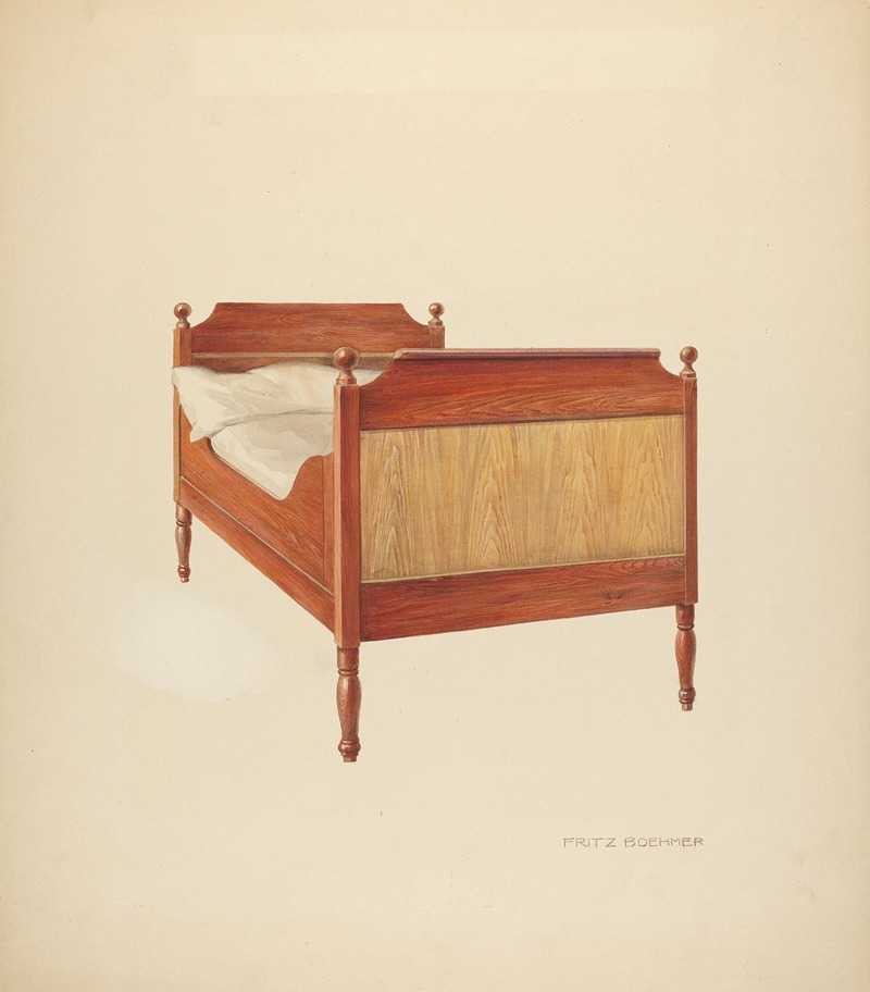 Fritz Boehmer - Zoar Sleigh Bed