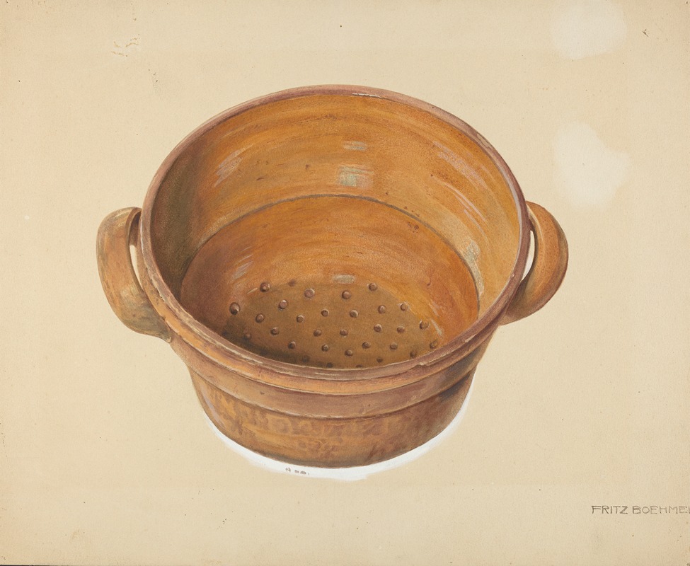 Fritz Boehmer - Zoar Colander