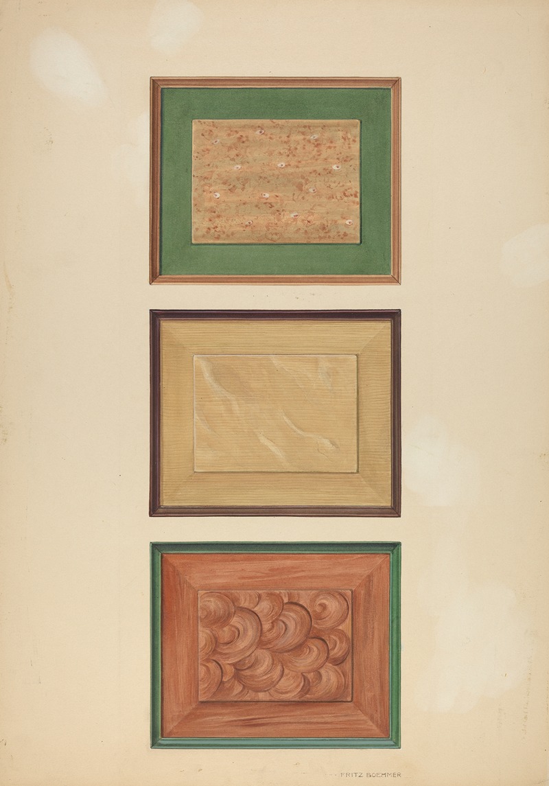 Fritz Boehmer - Zoar Door Panels