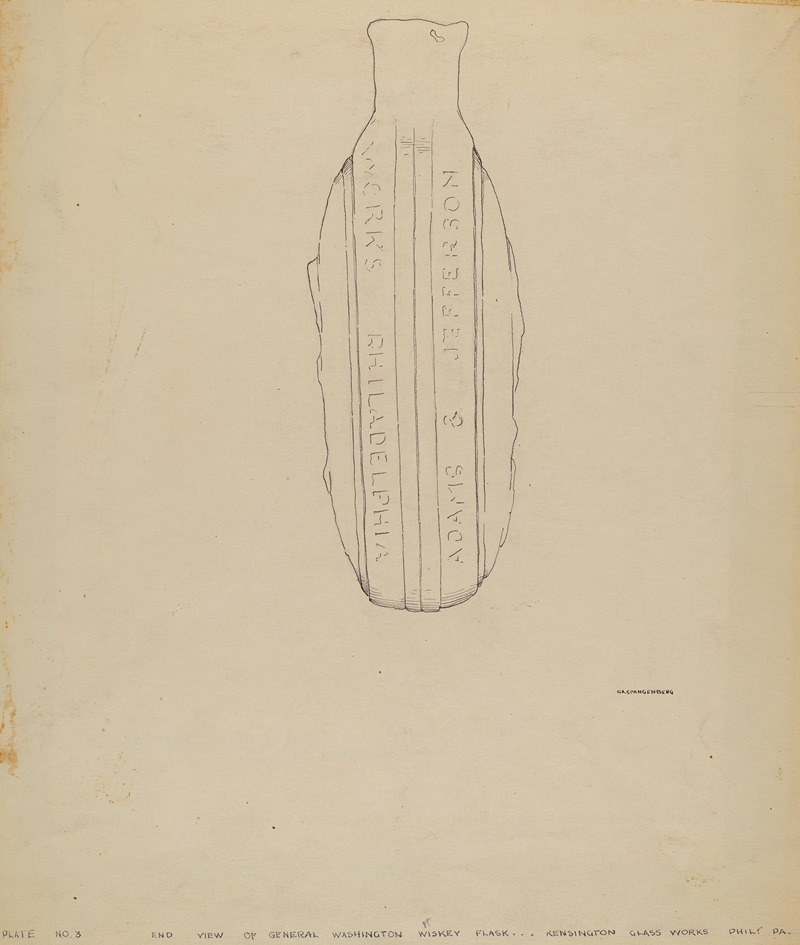 G.A. Spangenberg - Gen. Washington Flask