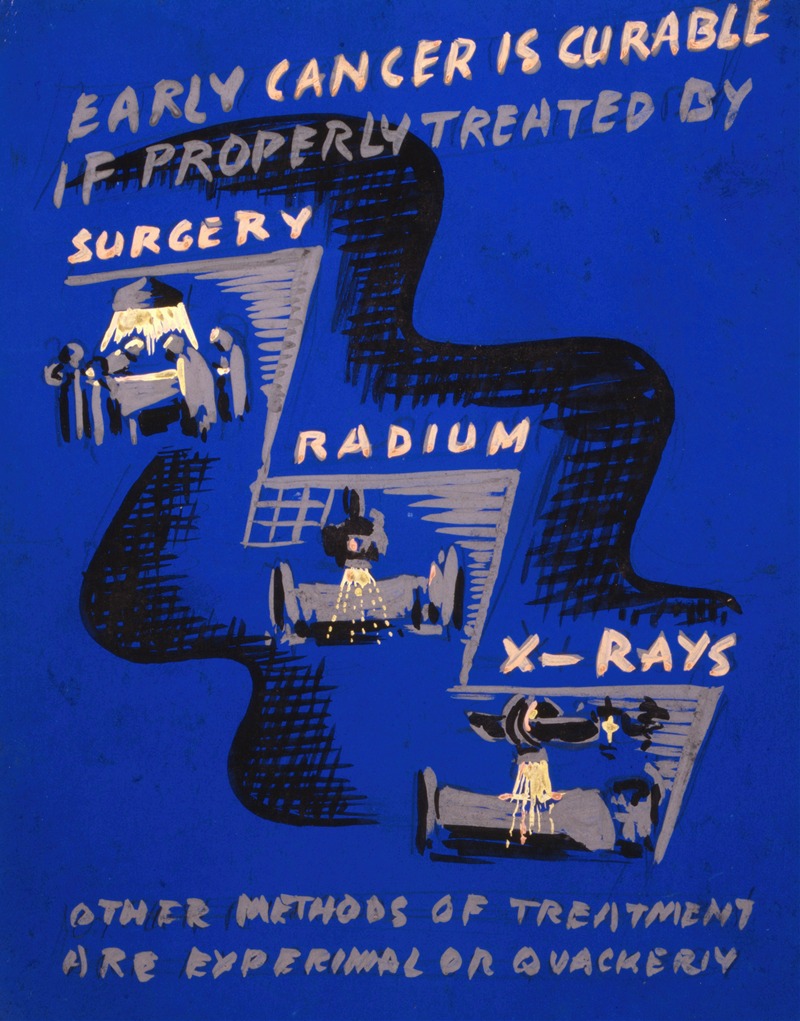 Anthony Velonis - Early cancer is curable if properly treated by surgery, radium, x-rays