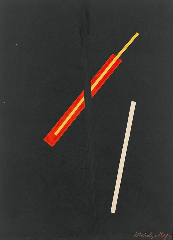 László Moholy-Nagy - Collage with Three Elements