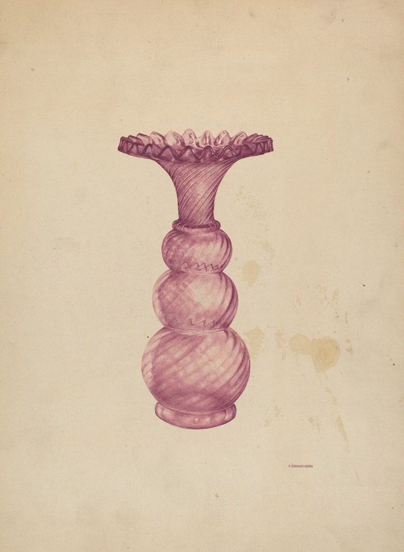 G.A. Spangenberg - Stiegel Vase