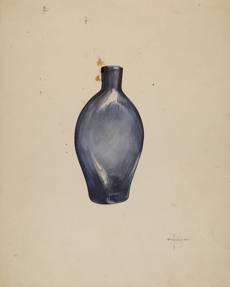 G.A. Spangenberg - Whiskey Flask