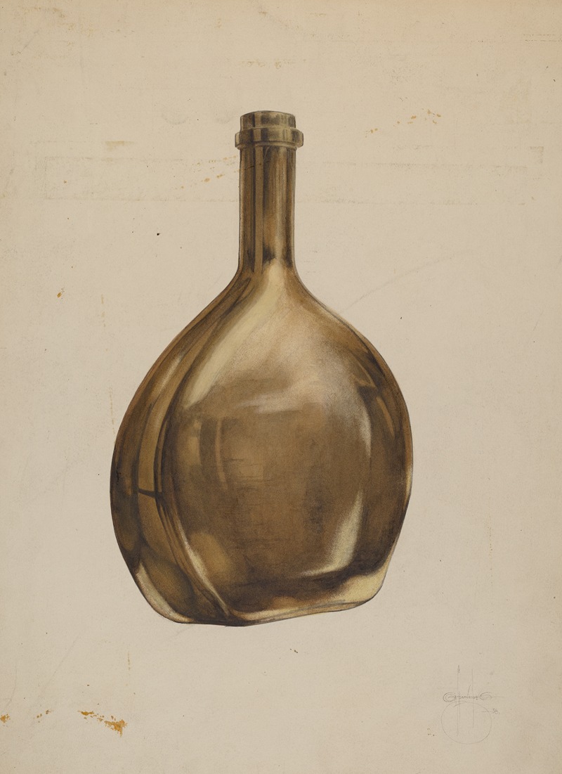 G.A. Spangenberg - Whiskey Flask