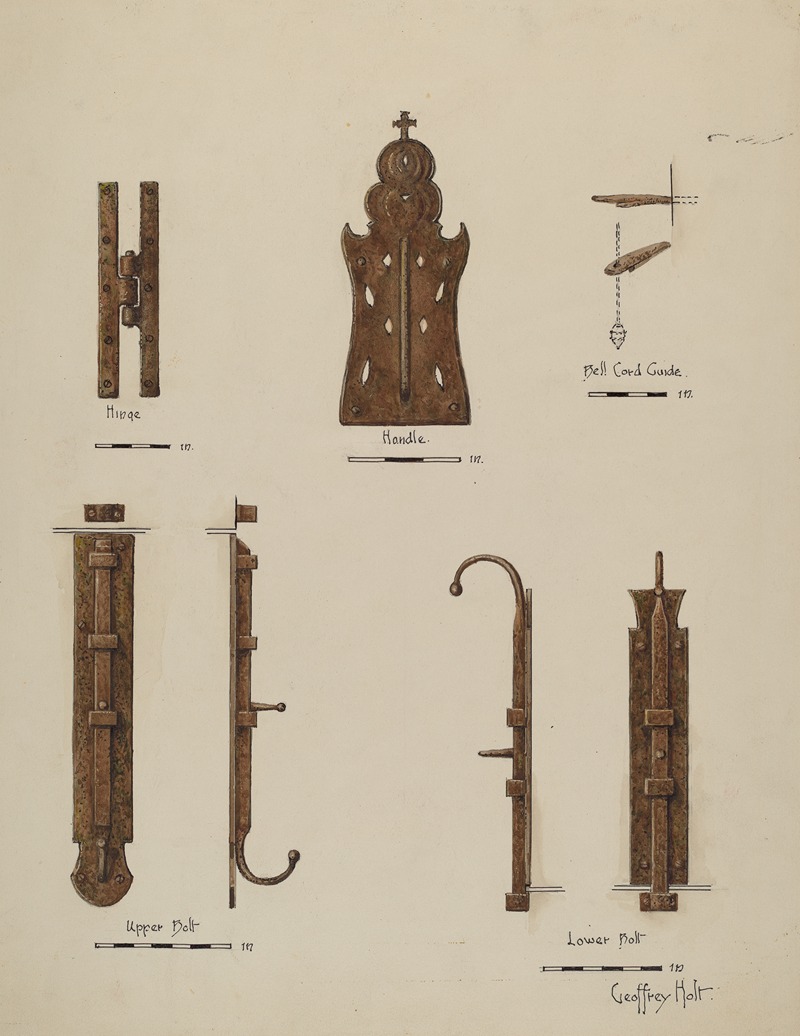 Geoffrey Holt - Hardware Details (of doors)