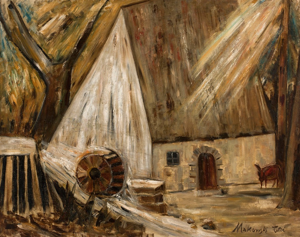 Tadeusz Makowski - Mill (in Banay)