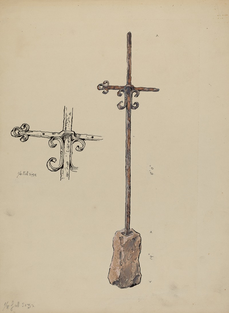 Geoffrey Holt - Portion of Original Weather Vane