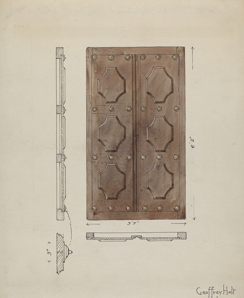 Geoffrey Holt - Sacristy Door