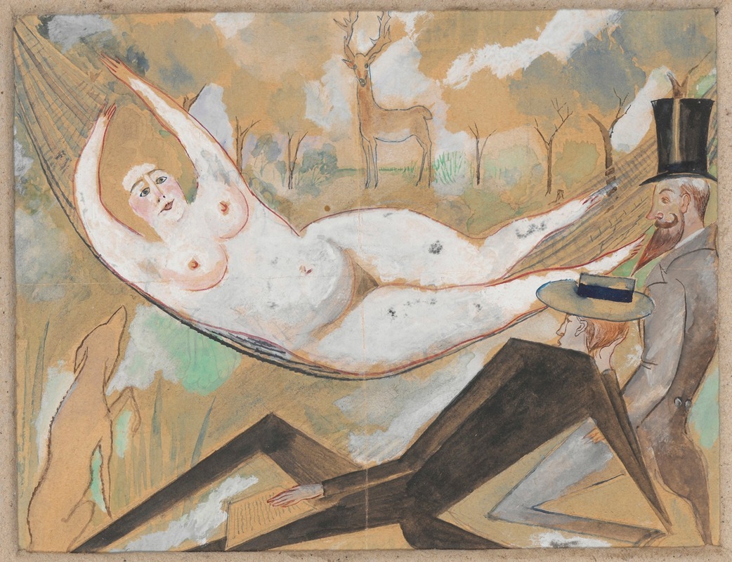 Zygmunt Waliszewski - In a hammock
