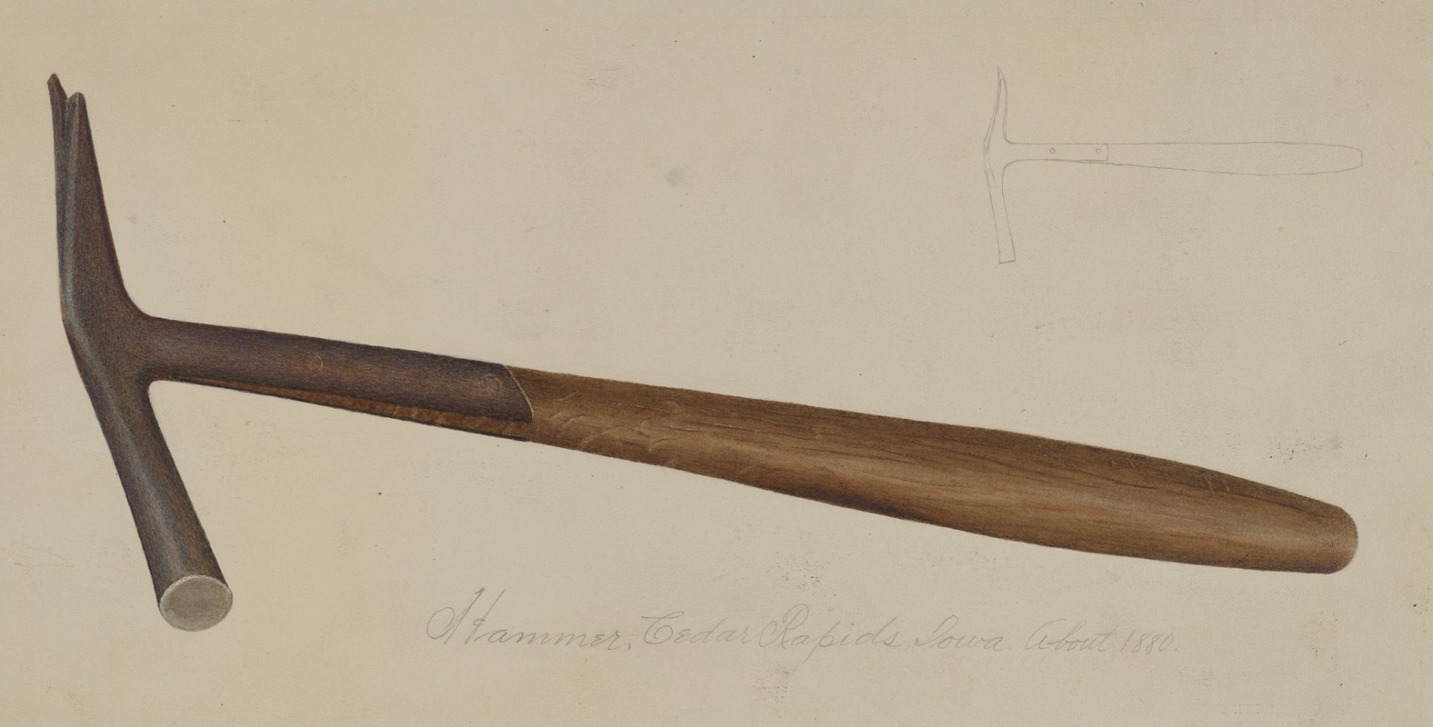 George C. Brown - Wrought Iron Hammer