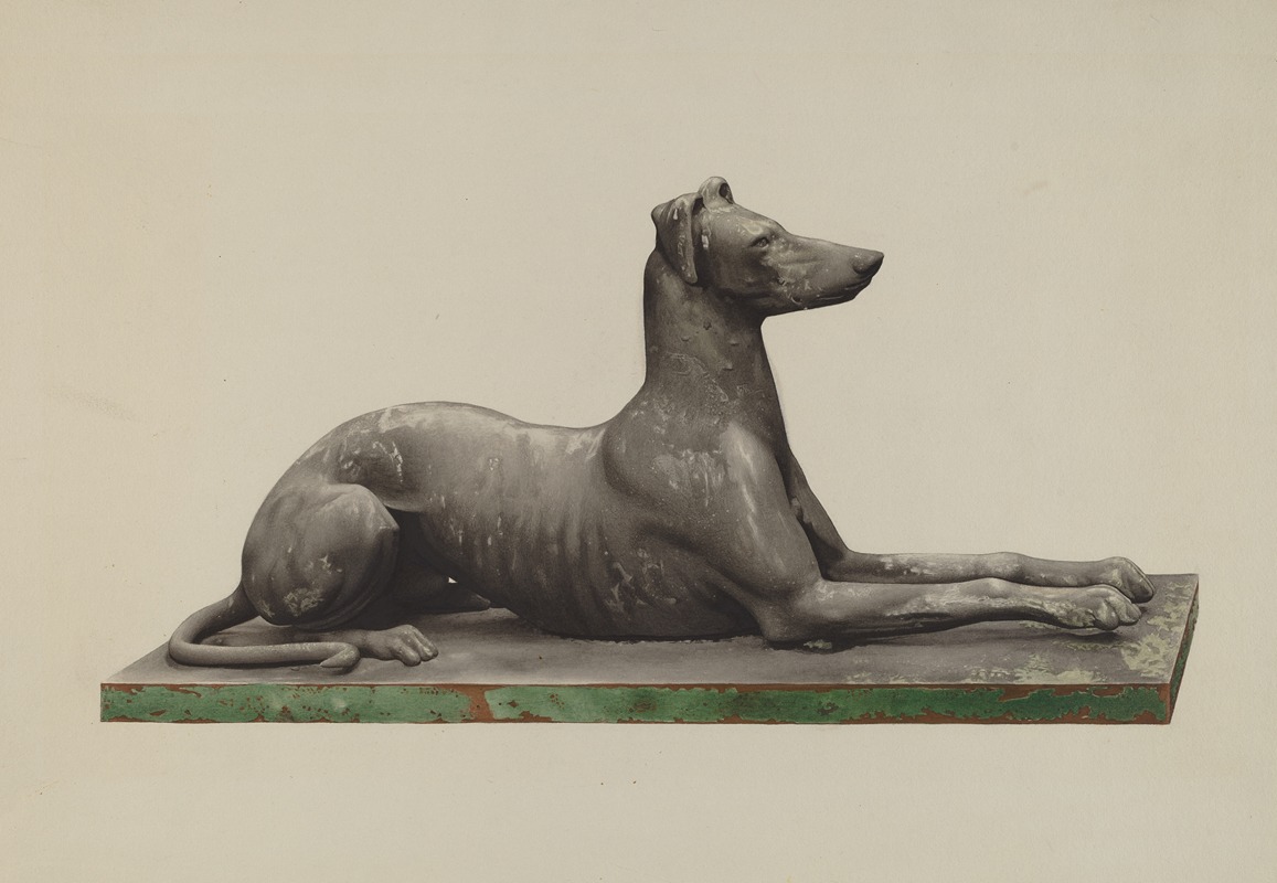 George Constantine - Garden Ornament (Greyhound)