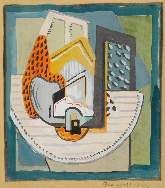 Blanche Lazzell - Untitled (Green Still Life)