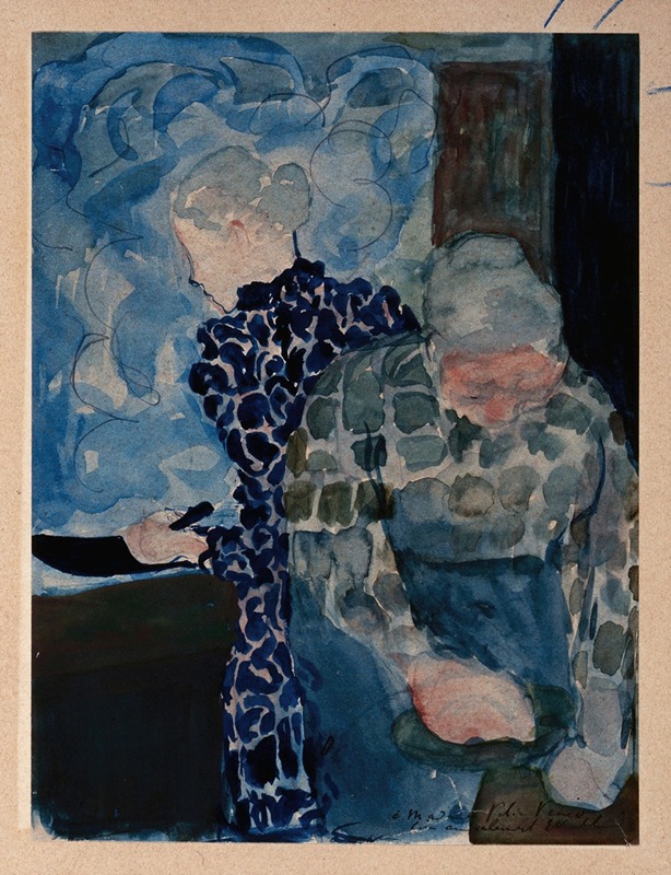 Édouard Vuillard - Deux Femmes dans Interieur