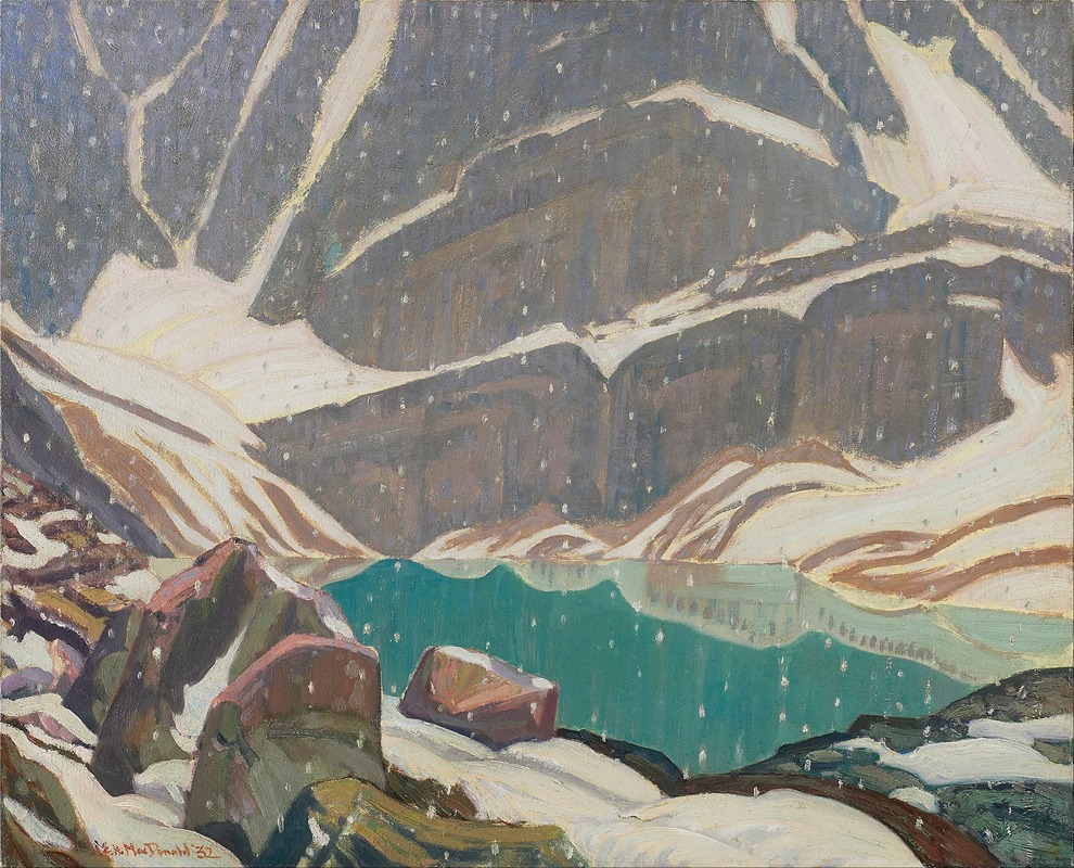 James Edward Hervey MacDonald - Mountain Solitude (Lake Oesa)