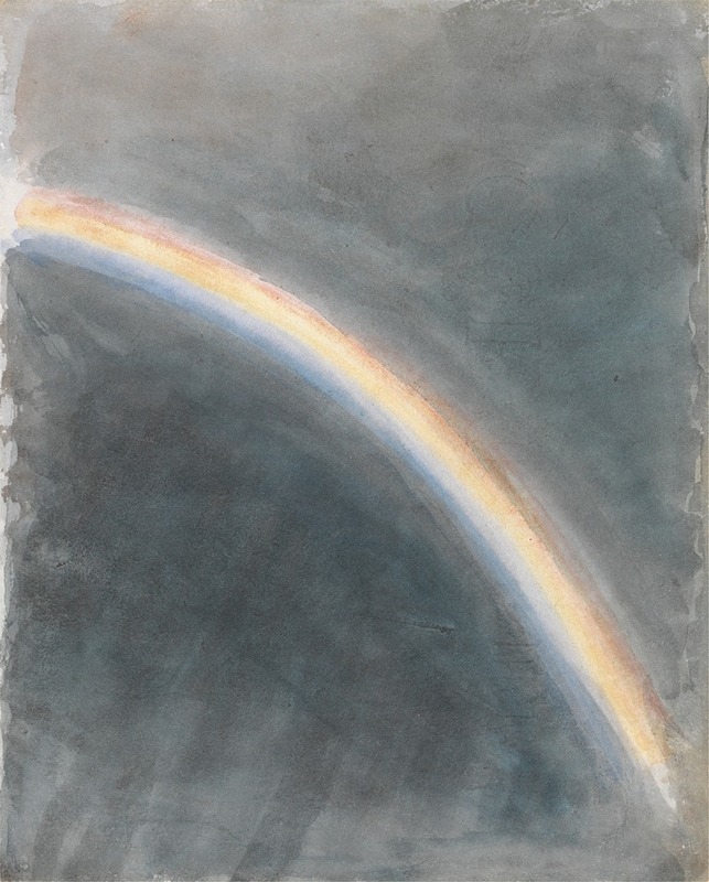 John Constable - Sky Study with Rainbow