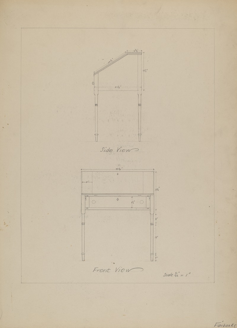 George Fairbanks - Desk