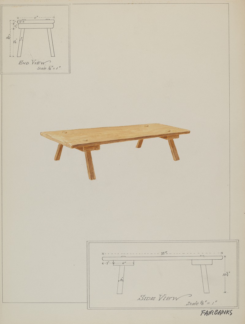 George Fairbanks - Meal Bench