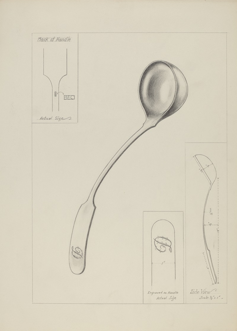 George Fairbanks - Silver Ladle