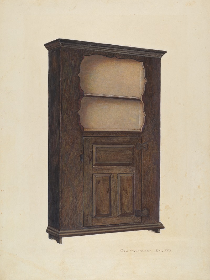 George H. Alexander - Corner Cupboard