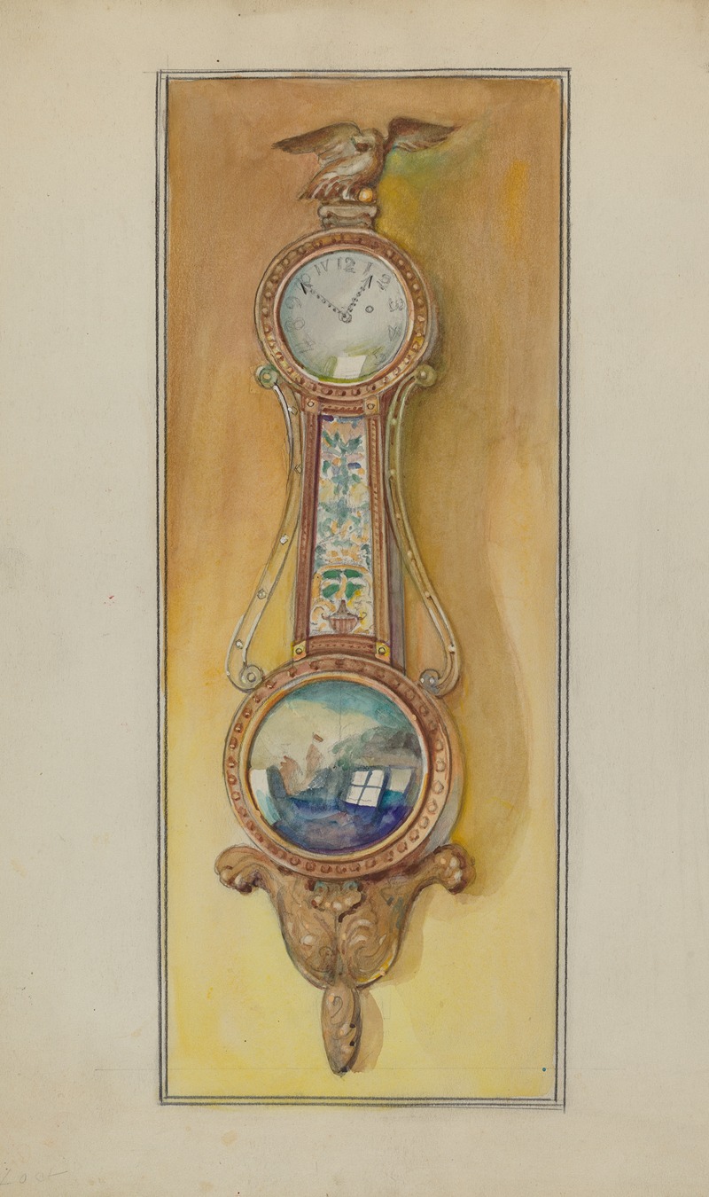 George Loughridge - Clock, Girandole