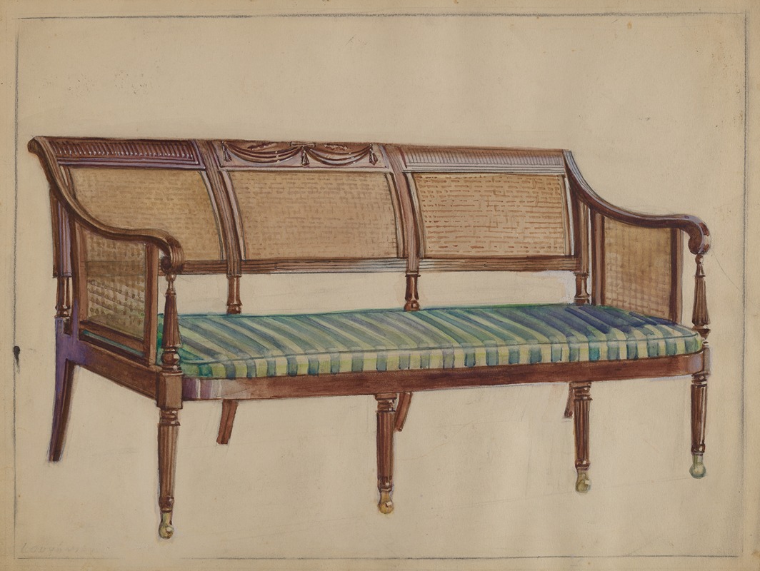 George Loughridge - Settee