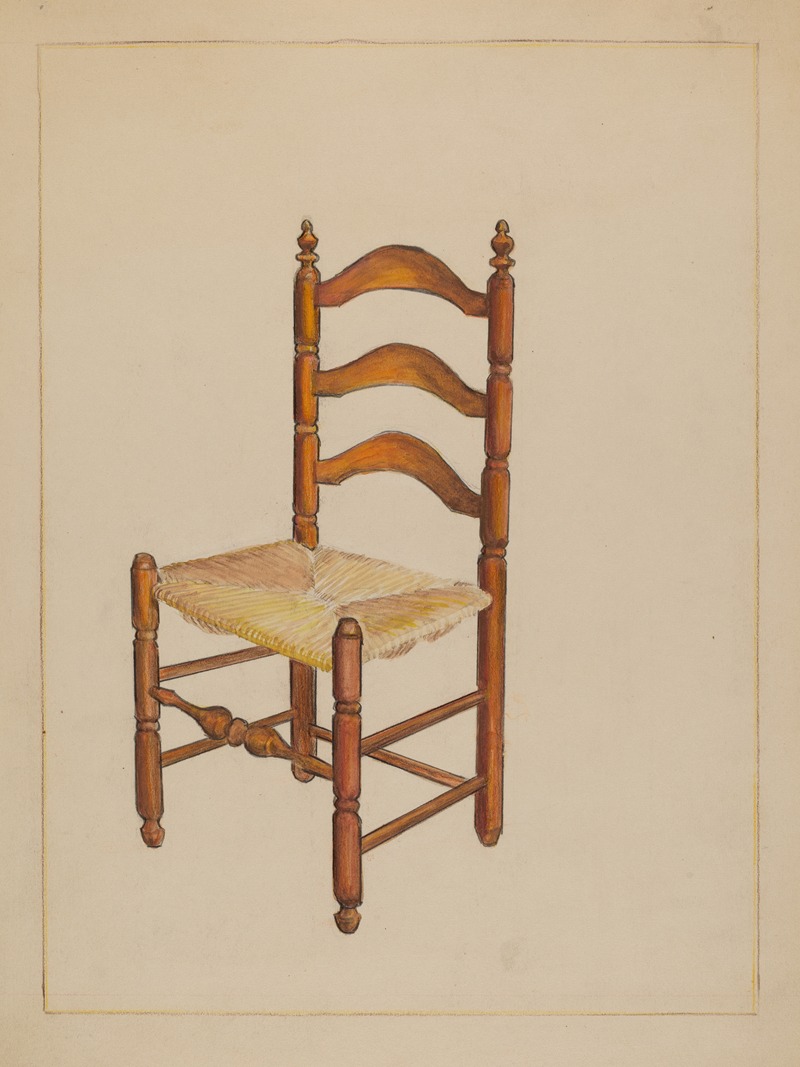George Nelson - Straw Bottom Chair