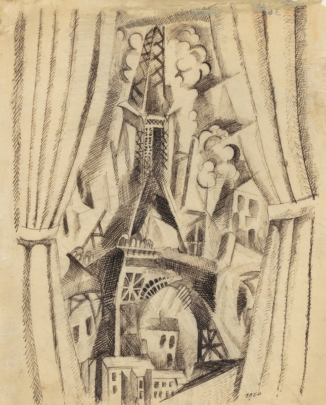 Robert Delaunay - La tour aux rideaux