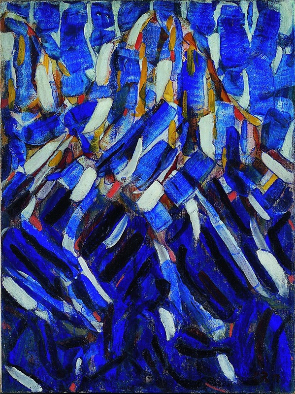 Christian Rohlfs - Abstraction (the Blue Mountain)