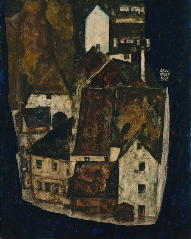 Egon Schiele - Dead City III (City on the Blue River III)