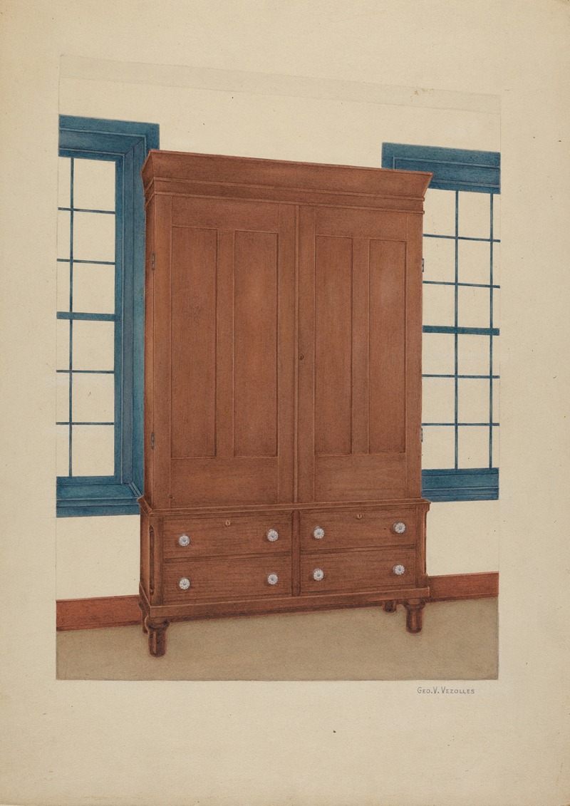 George V. Vezolles - Shaker Cupboard