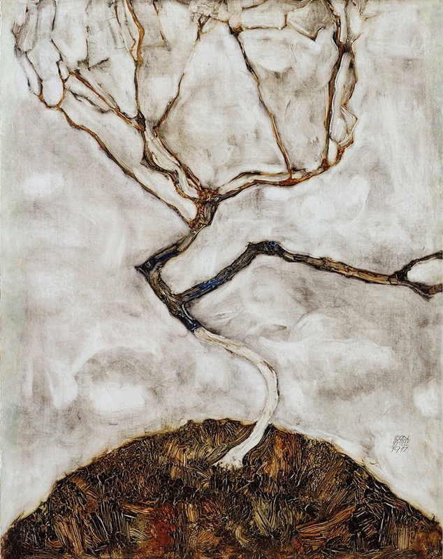 Egon Schiele - Small Tree in Late Autumn