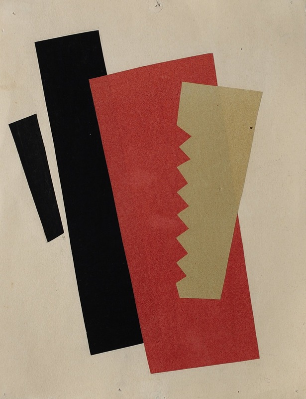 El Lissitzky - Composition (Red-Black-Gold)