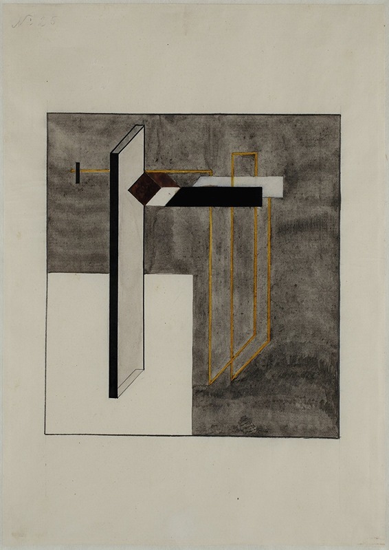 El Lissitzky - Study for Proun 4B