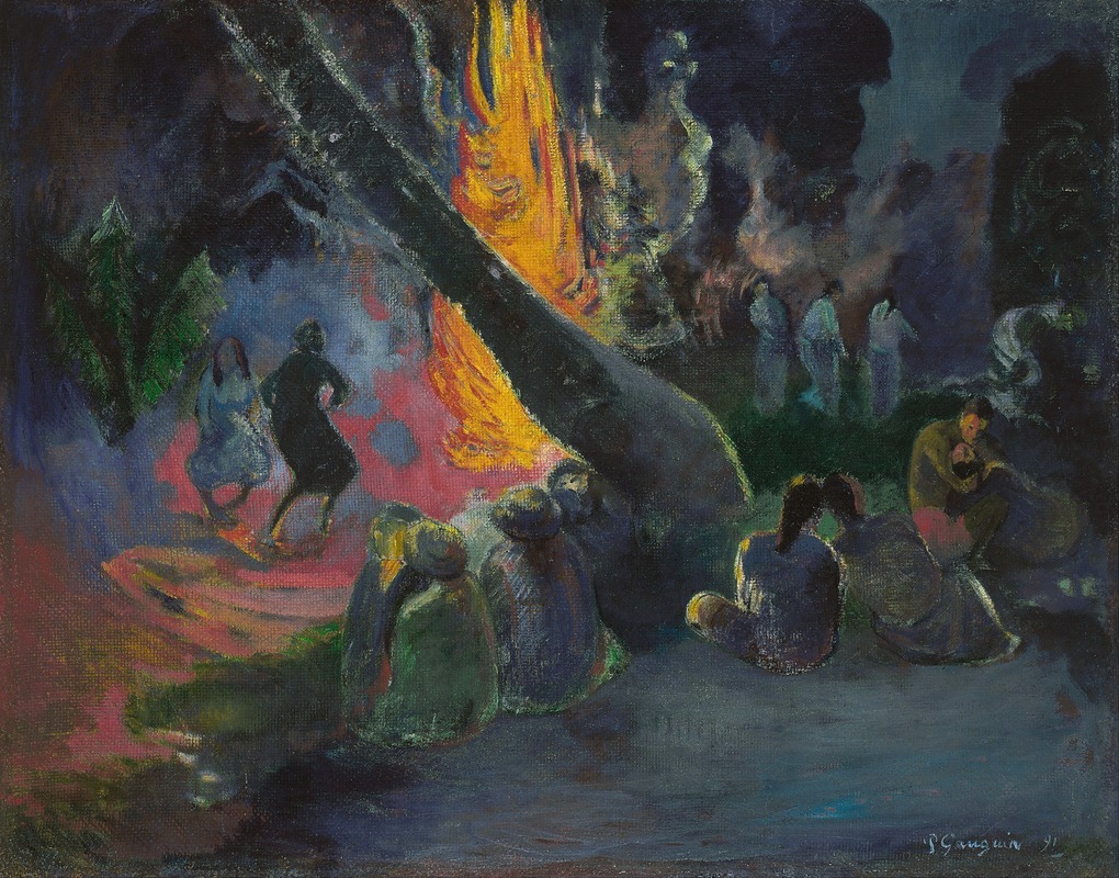 Paul Gauguin - Upa Upa (The Fire Dance)