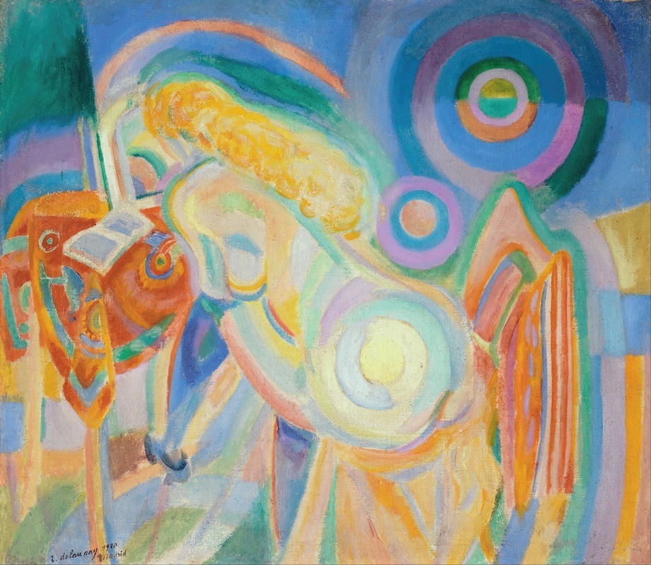 Robert Delaunay - Femme nue lisant (Nude Woman Reading)