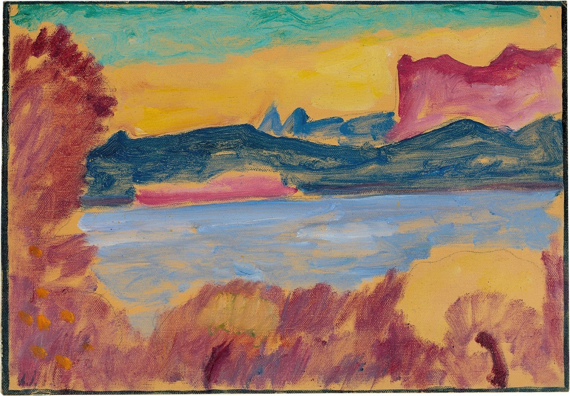 Alexej von Jawlensky - Landscape, Lake Geneva