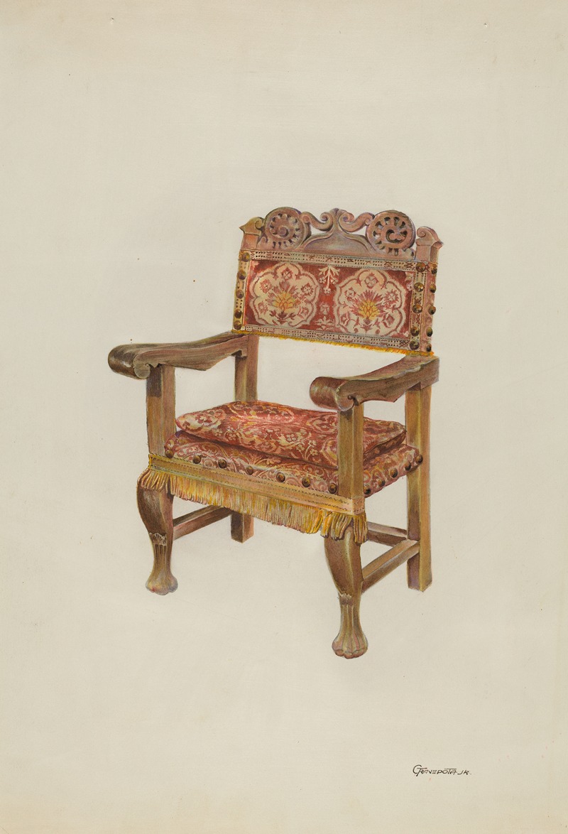 Gerald Transpota - Hand-carved Armchair