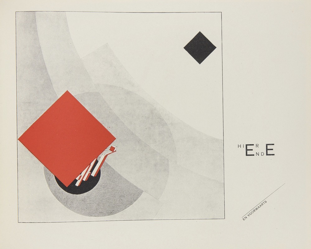 El Lissitzky - Suprematisch worden van tWee kWA drA ten in 6 konstrukties Pl. 1